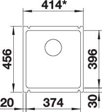BLANCO SUBLINE 375-U