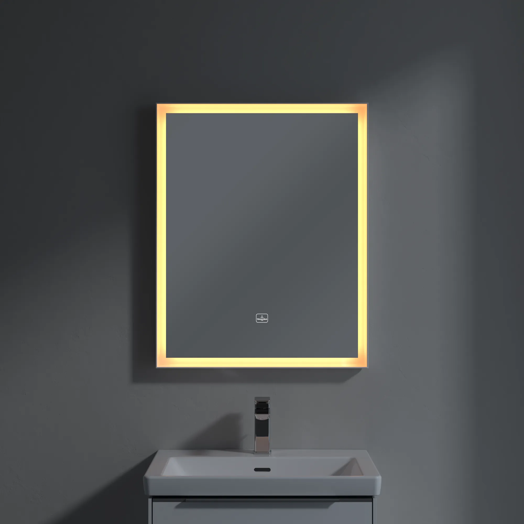 Villeroy & Boch Spiegel „Subway 3.0“ 60 × 75 cm in White Matt