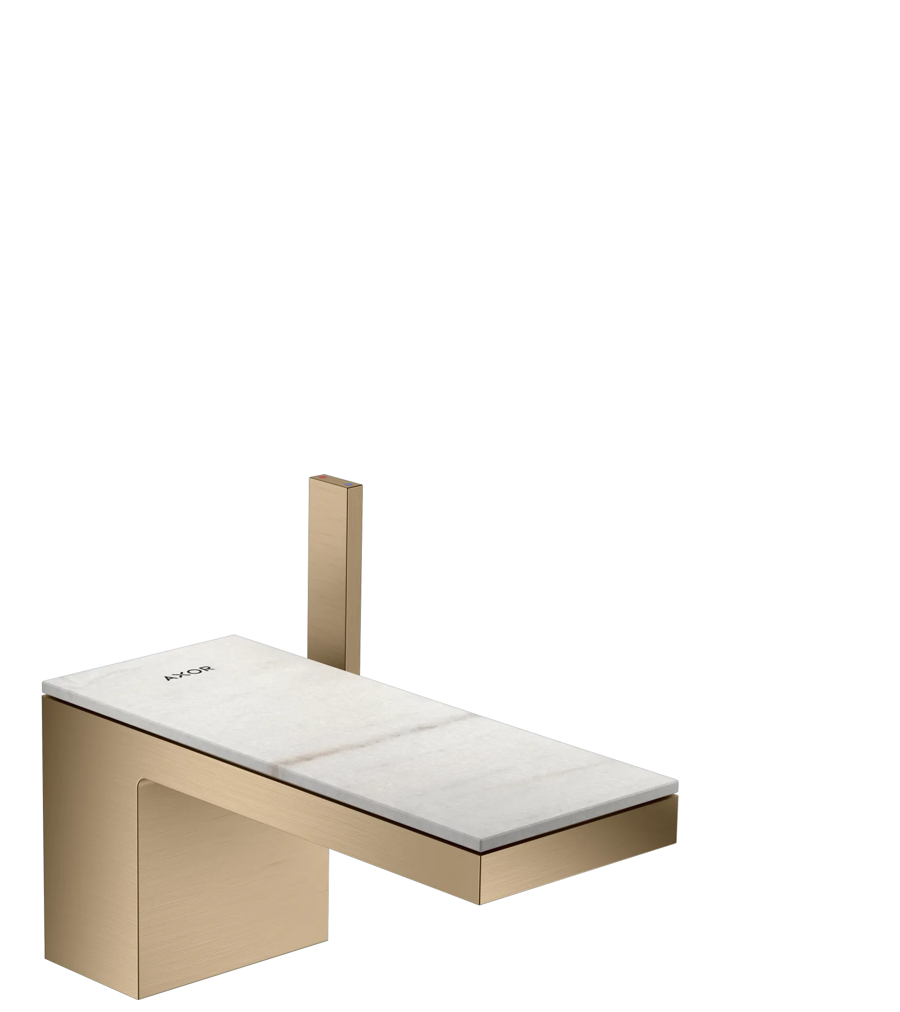 Hansgrohe AXOR MyEdition Mischer mit Platte 200 Marmor Lasa Covelano Vena Oro Hansgrohe AXOR MyEdition Mischer mit Platte 200 Marmor Lasa Covelano Vena Oro