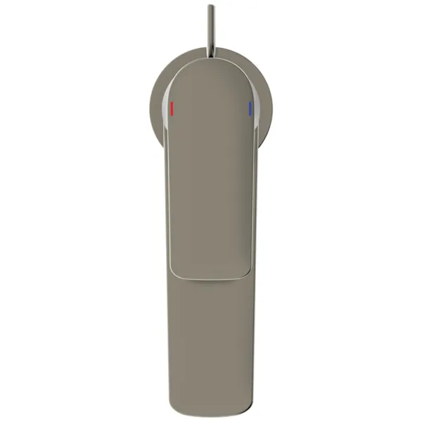 Waschtischarmatur Connect Air, Slim, 5l/min, mit Ablaufgarnitur, Ausladung 107mm, Brushed Gold Waschtischarmatur Connect Air, Slim, 5l/min, mit Ablaufgarnitur, Ausladung 107mm, Brushed Gold