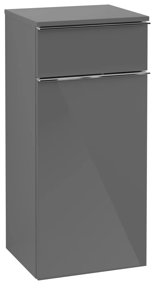 Villeroy & Boch Venticello Seitenschrank A95001 404x866x372mm Glossy Grey