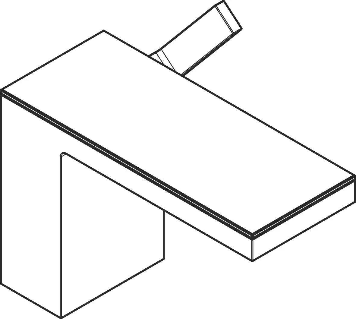 AXOR MyEdition Einhebel-Waschtischmischer 110 mit Push-Open Ablaufgarnitur Chrom/Spiegelglas