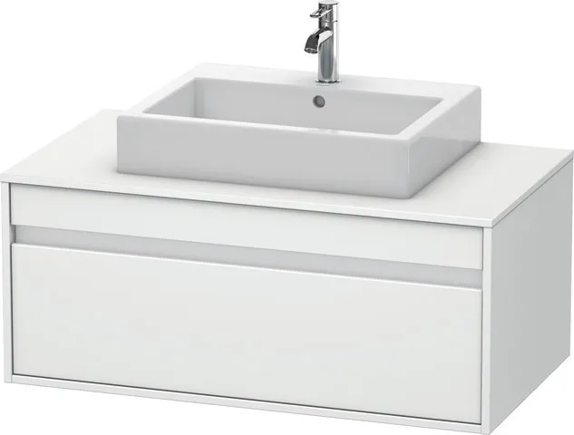 Duravit Waschtischunterschrank wandhängend „Ketho“ 100 × 42,6 × 55 cm Weiß Matt Duravit Waschtischunterschrank wandhängend „Ketho“ 100 × 42,6 × 55 cm Weiß Matt