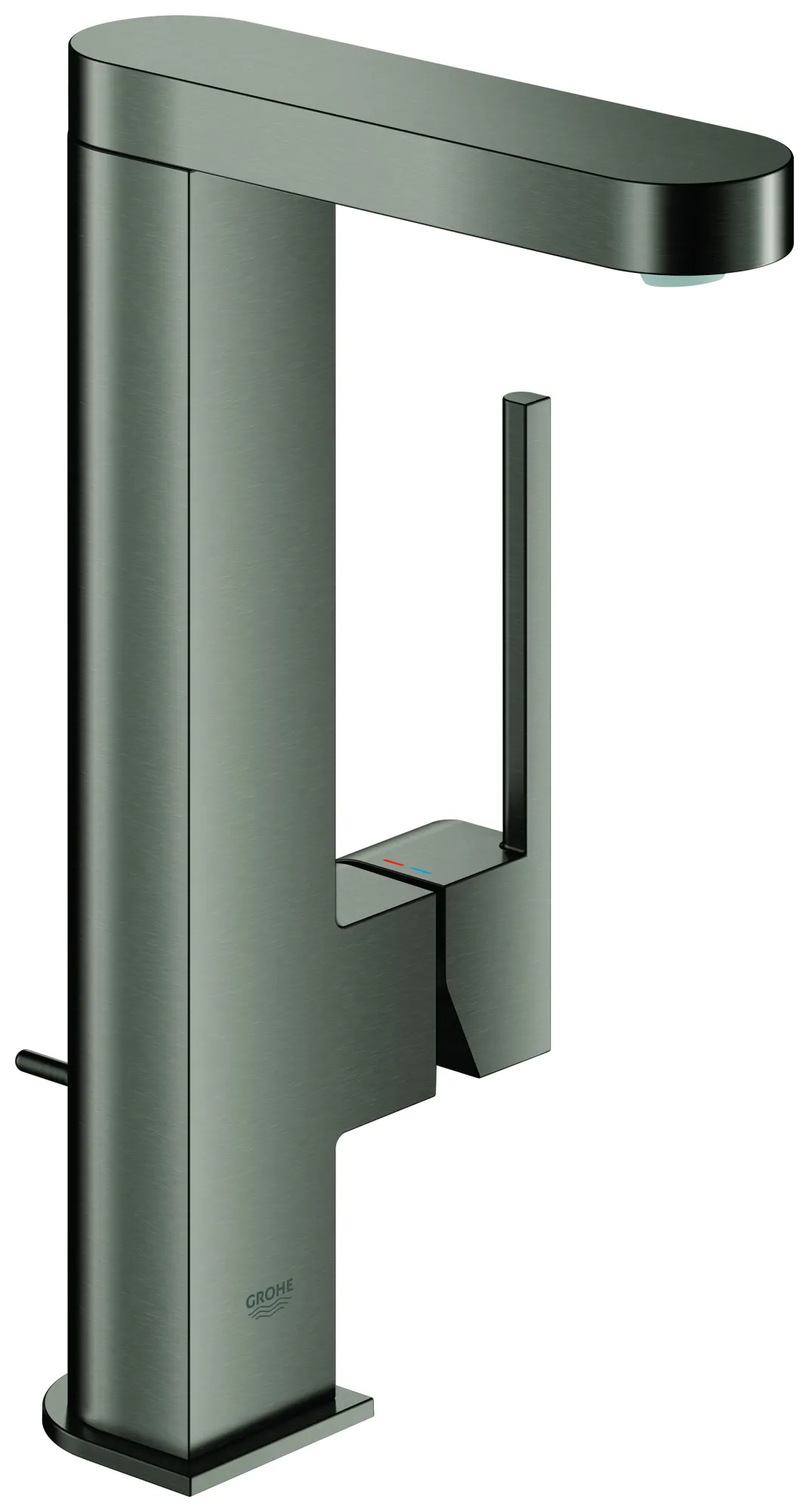 Einhand-Waschtischbatterie Plus 23851_3, L-Size, Einlochmontage, Zugstangen-Ablaufgarnitur 1 1/4″', chrom Einhand-Waschtischbatterie Plus 23851_3, L-Size, Einlochmontage, Zugstangen-Ablaufgarnitur 1 1/4″', chrom