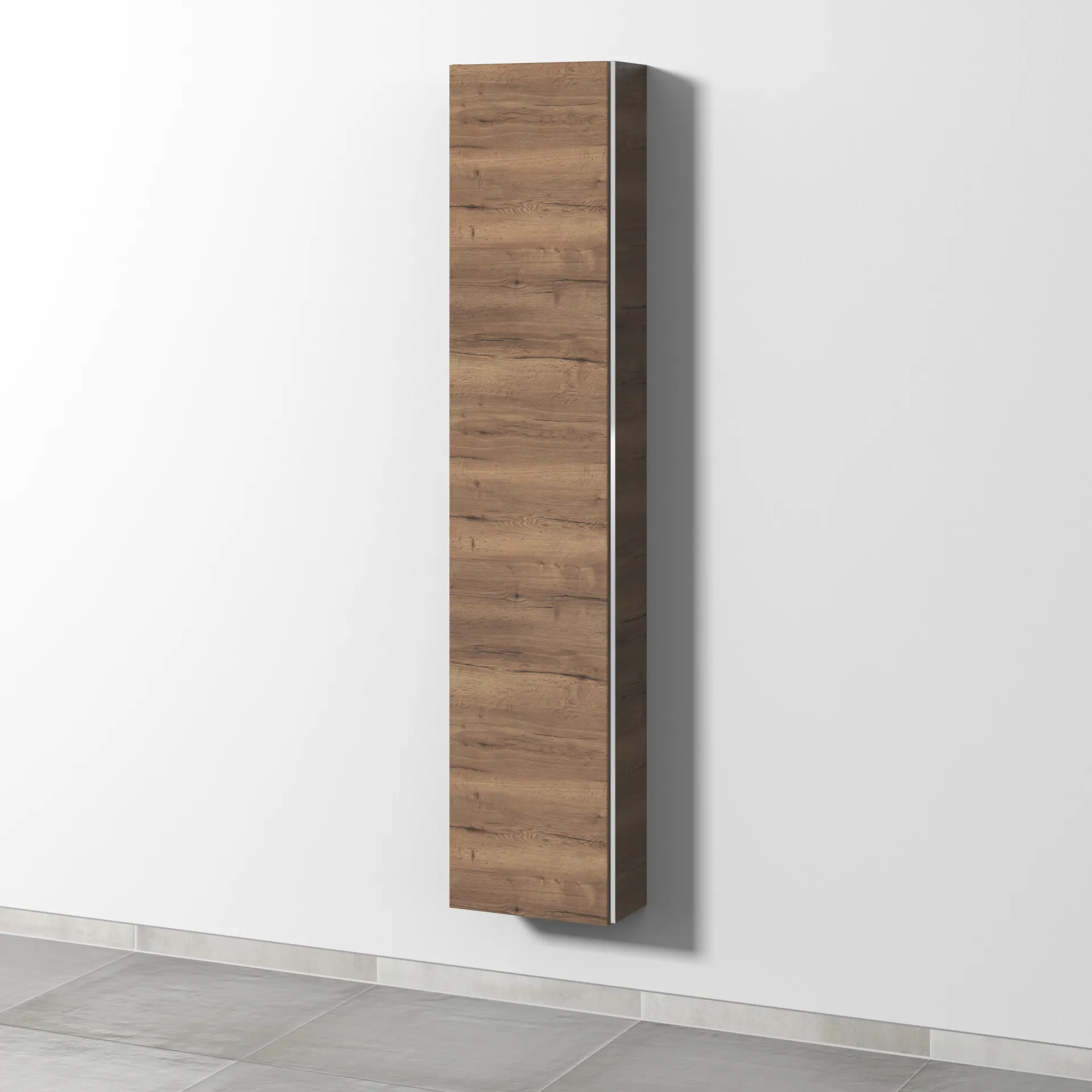 Sanipa Hochschrank „3way“ 350 × 1700 × 197 mm Anschlag links, in Eiche Tabak, Anschlag links