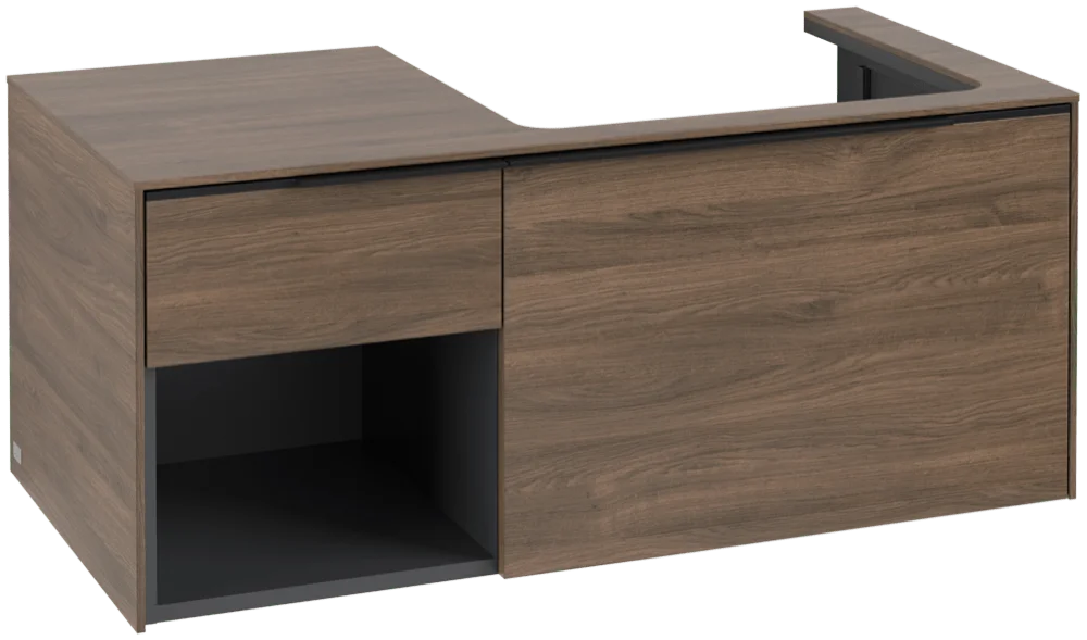 Villeroy & Boch Waschbeckenunterschrank Subway 3.0 Arizona Oak, 1001x423x500 mm, mit Beleuchtung und SoftClosing Villeroy & Boch Waschbeckenunterschrank Subway 3.0 Arizona Oak, 1001x423x500 mm, mit Beleuchtung und SoftClosing