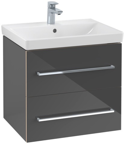Villeroy & Boch Waschtischunterschrank „Avento“ für Schrankwaschtisch 58 × 51,4 × 45,2 cm, Soft Closing