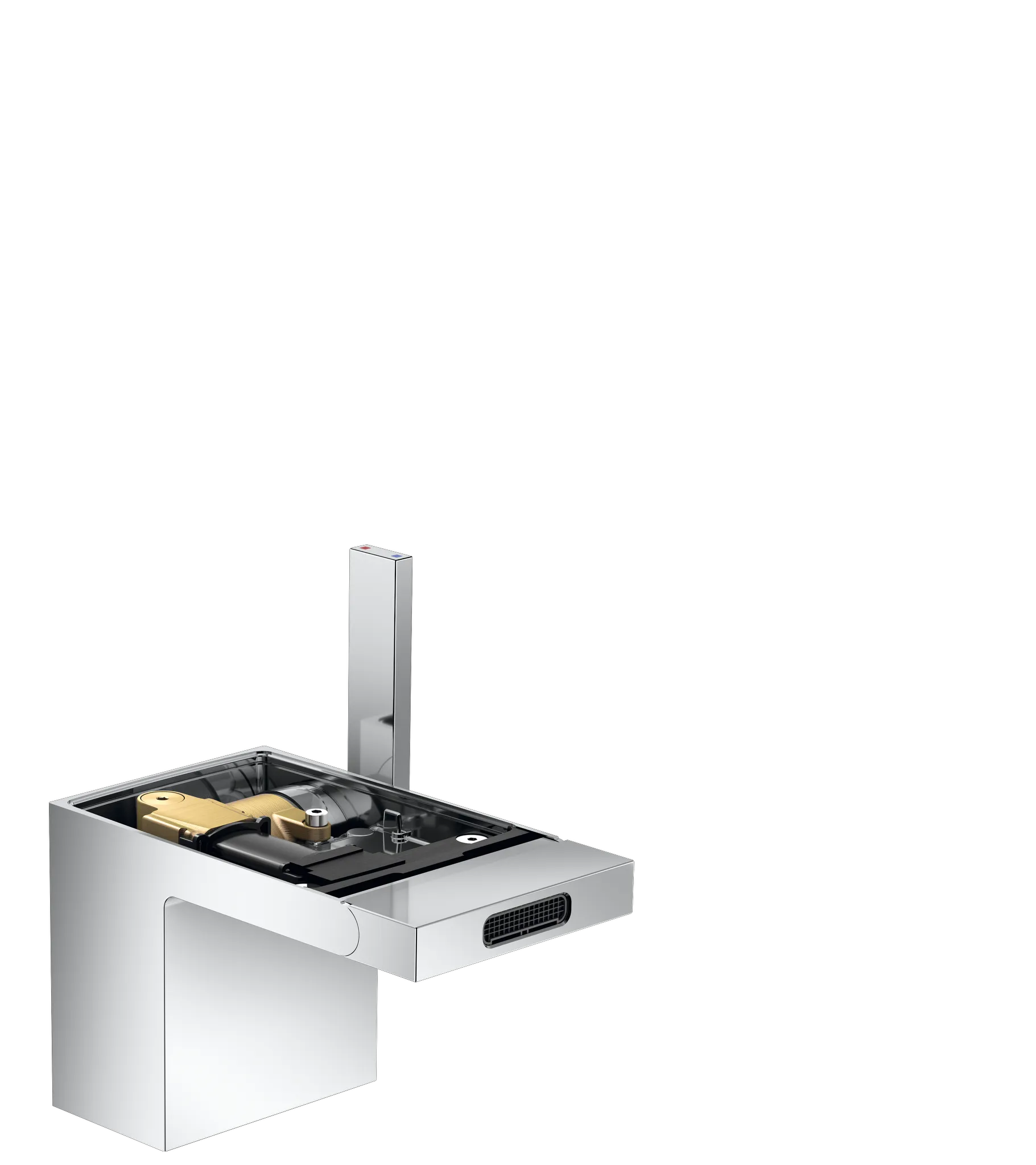 AXOR MyEdition Einhebel-Bidetmischer mit Push-Open Ablaufgarnitur ohne Platte Chrom AXOR MyEdition Einhebel-Bidetmischer mit Push-Open Ablaufgarnitur ohne Platte Chrom