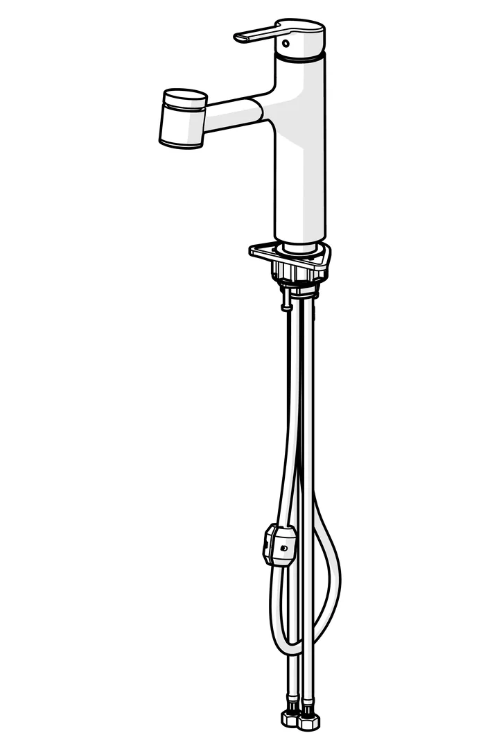 HansaRONDA Einhebelmischer Küchenarmatur HansaRONDA 0338 2-strahlig Ausladung 200 mm DN15 Chrom HansaRONDA Einhebelmischer Küchenarmatur HansaRONDA 0338 2-strahlig Ausladung 200 mm DN15 Chrom