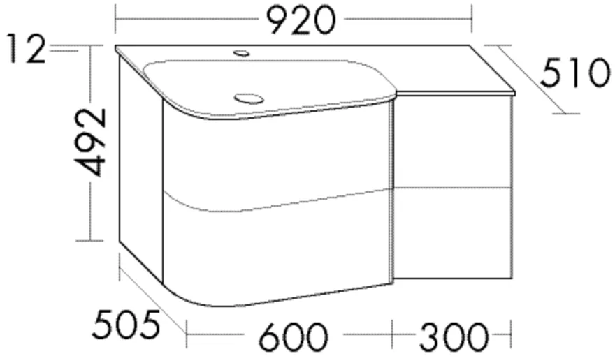 burgbad Badmöbelset „Badu“ Griffleiste, Anthrazit eloxiert, in Frassino Dekor burgbad Badmöbelset „Badu“ Griffleiste, Anthrazit eloxiert, in Frassino Dekor