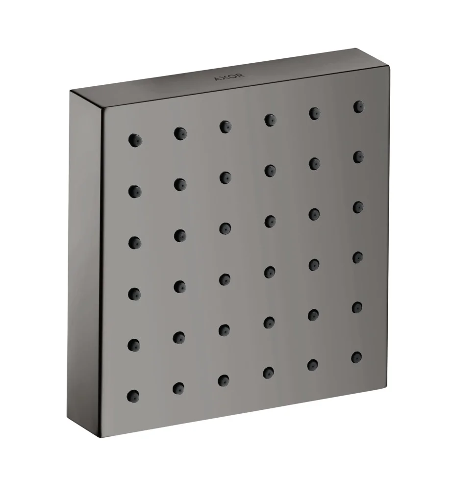 Hansgrohe AXOR ShowerSolutions Brausemodul 120/120 Unterputz eckig, Polished Black Chrome