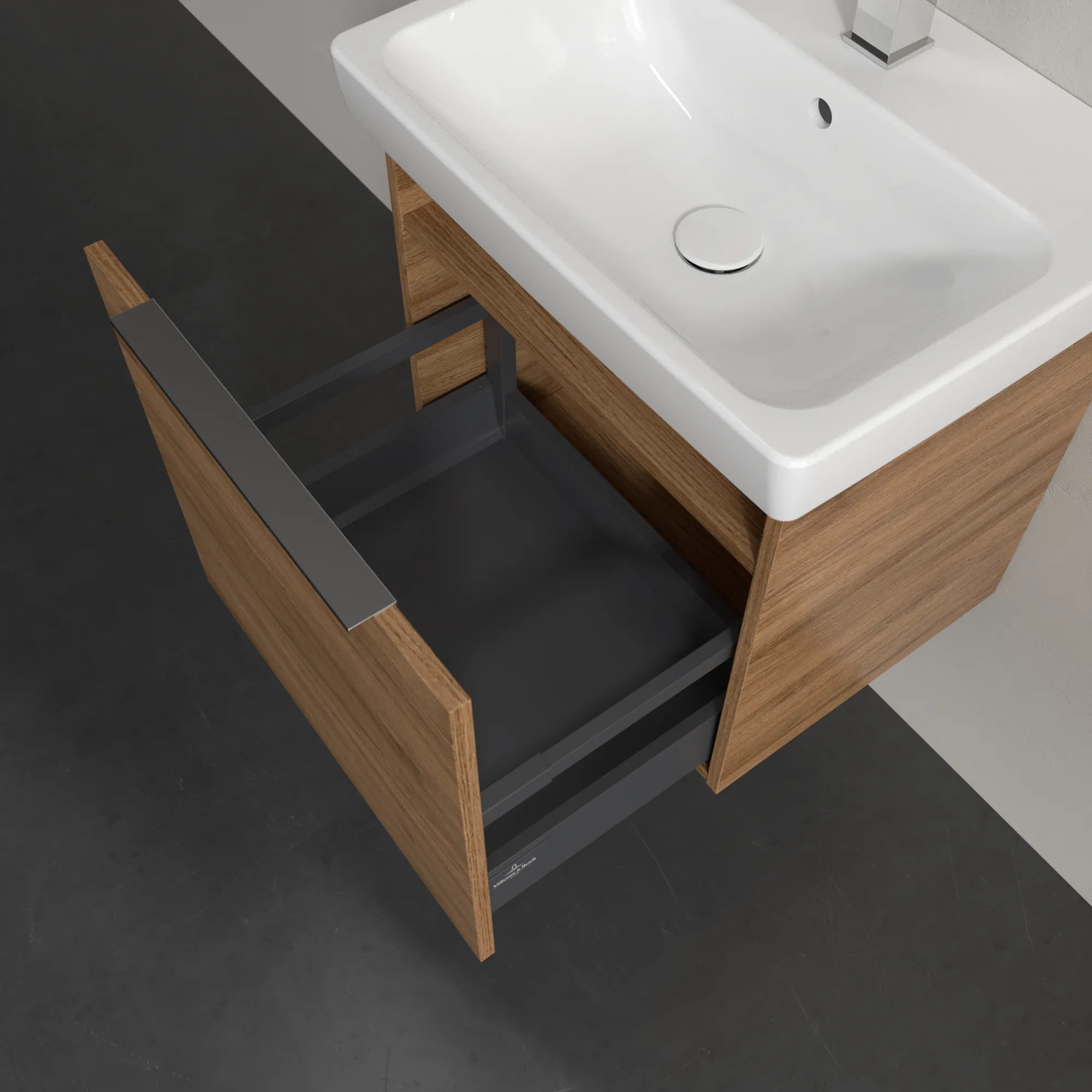 Villeroy & Boch Waschtischunterschrank „Architectura“ 500 × 470 mm Kansas Oak Villeroy & Boch Waschtischunterschrank „Architectura“ 500 × 470 mm Kansas Oak
