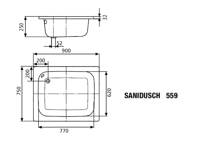Kaldewei rechteck Duschwanne „Sanidusch“ 750 × 900 mm ohne Oberflächenbeschichtung, ohne Oberflächenveredelung, in alpinweiß Kaldewei rechteck Duschwanne „Sanidusch“ 750 × 900 mm ohne Oberflächenbeschichtung, ohne Oberflächenveredelung, in alpinweiß