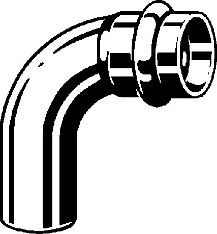 „Profipress“ 90°-Bogen mit 1 Muffe 28 mm „Profipress“ 90°-Bogen mit 1 Muffe 28 mm