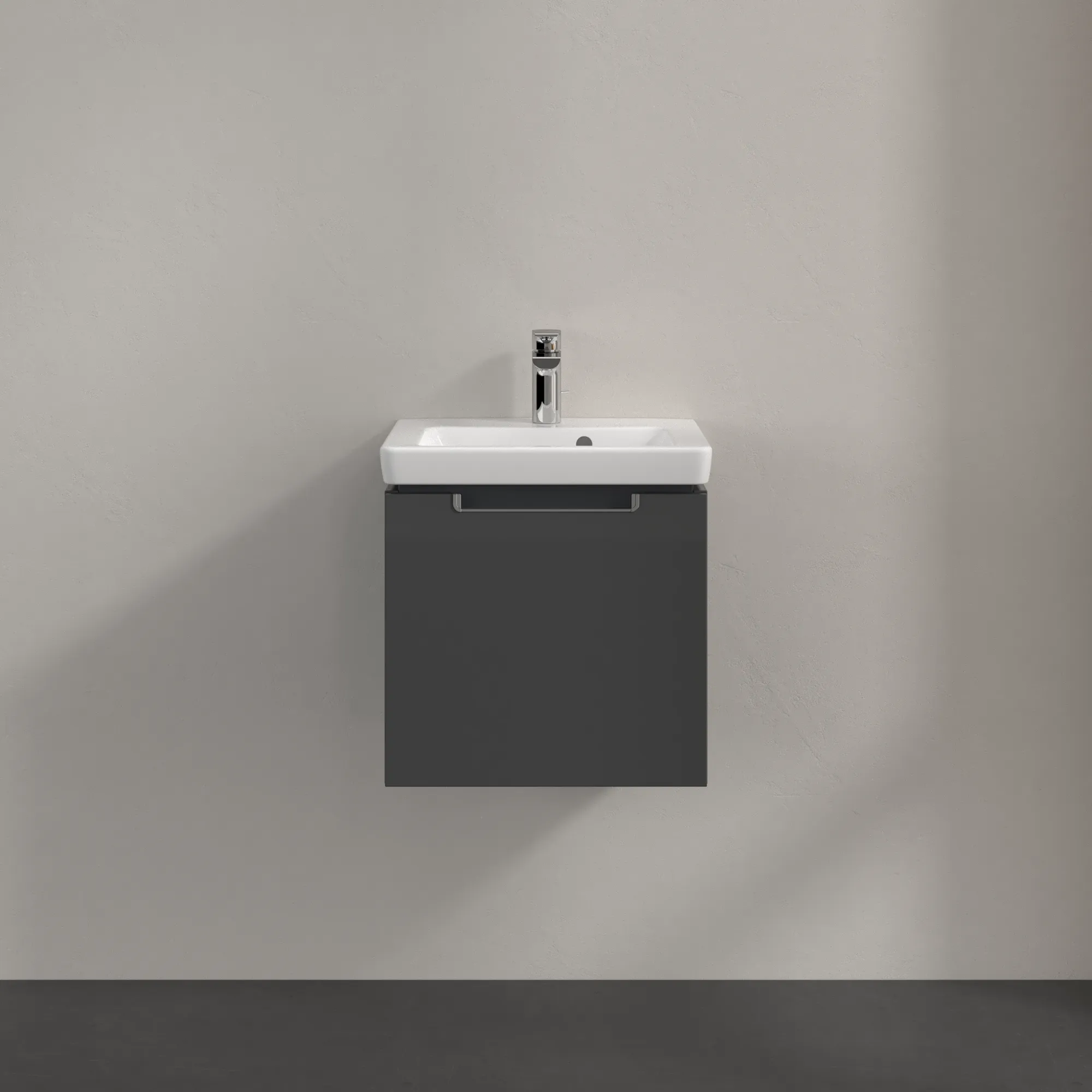 Villeroy & Boch Subway 2.0 Waschbeckenunterschrank A68410, Glossy Grey, 440x420x352mm Villeroy & Boch Subway 2.0 Waschbeckenunterschrank A68410, Glossy Grey, 440x420x352mm