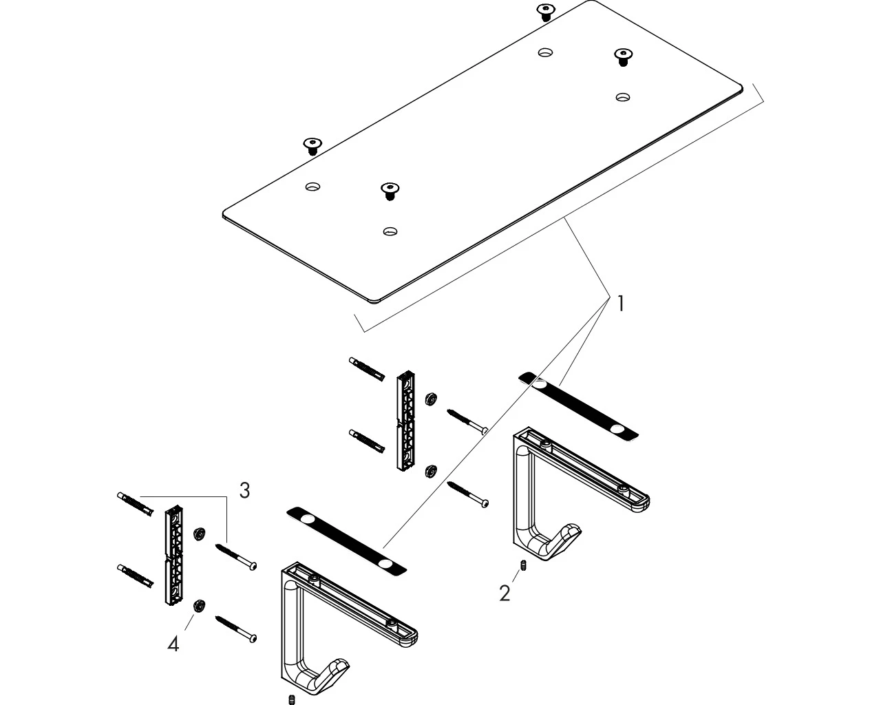 Badetuchablage Axor Universal Accessories chrom