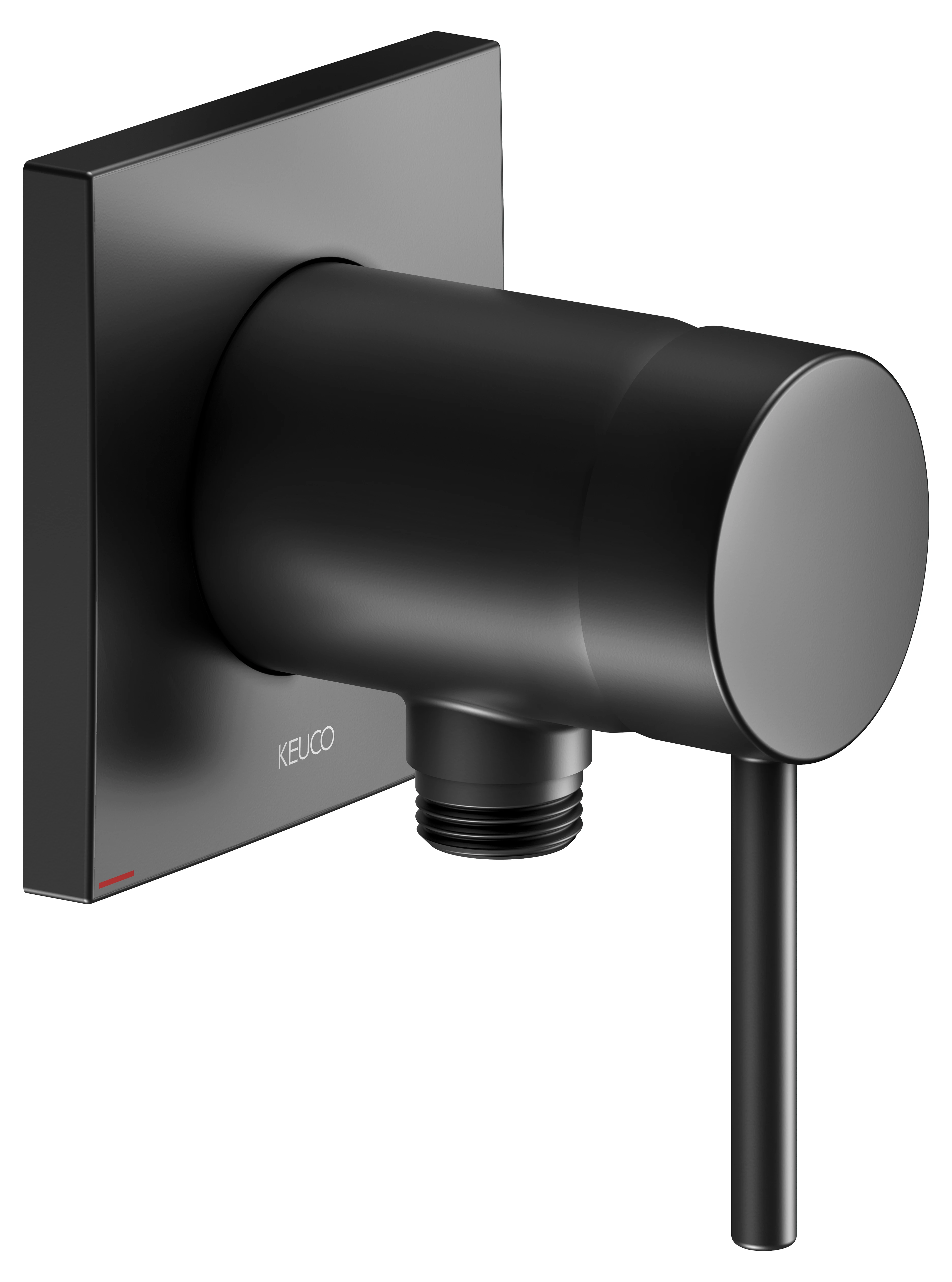 IXMO 59552370202 IXMO_solo Einhebelmischer mit Schlauchanschluss/eckig mit IXMO Soft Griff schwarz