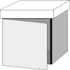 Sanipa Waschtischunterschrank „3way“ 400 × 523 × 332 mm in Graphit (matt), Anschlag links Sanipa Waschtischunterschrank „3way“ 400 × 523 × 332 mm in Graphit (matt), Anschlag links