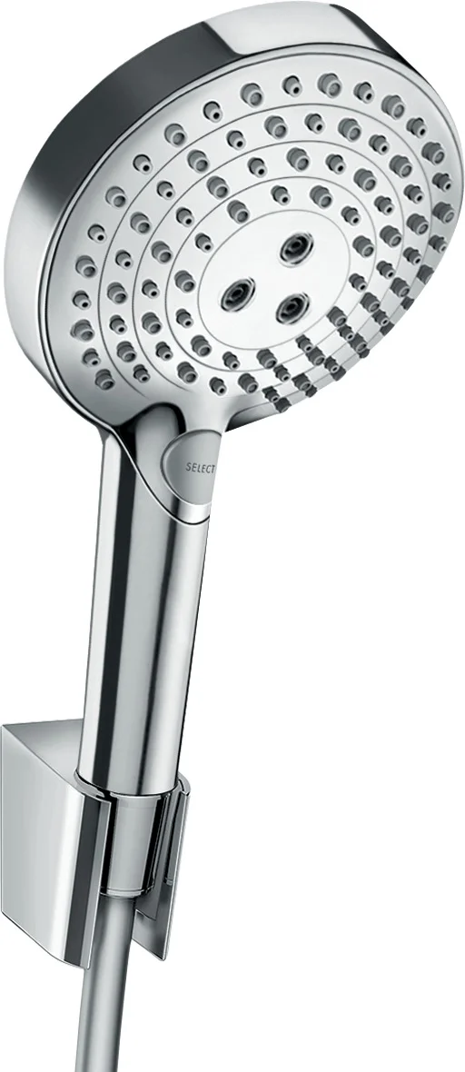 Hansgrohe Raindance Select S Brausenset 120 3jet PowderRain, Chrom, 125 mm Brausekopf, 160 cm Schlauch