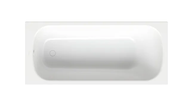 Bette BetteClassic Badewanne Edelweiß 1800x800x450 mm Einbau Unterbau 30 mm Randhöhe 1-Sitzer Bade-Duschkombination glasierter Titan-Stahl