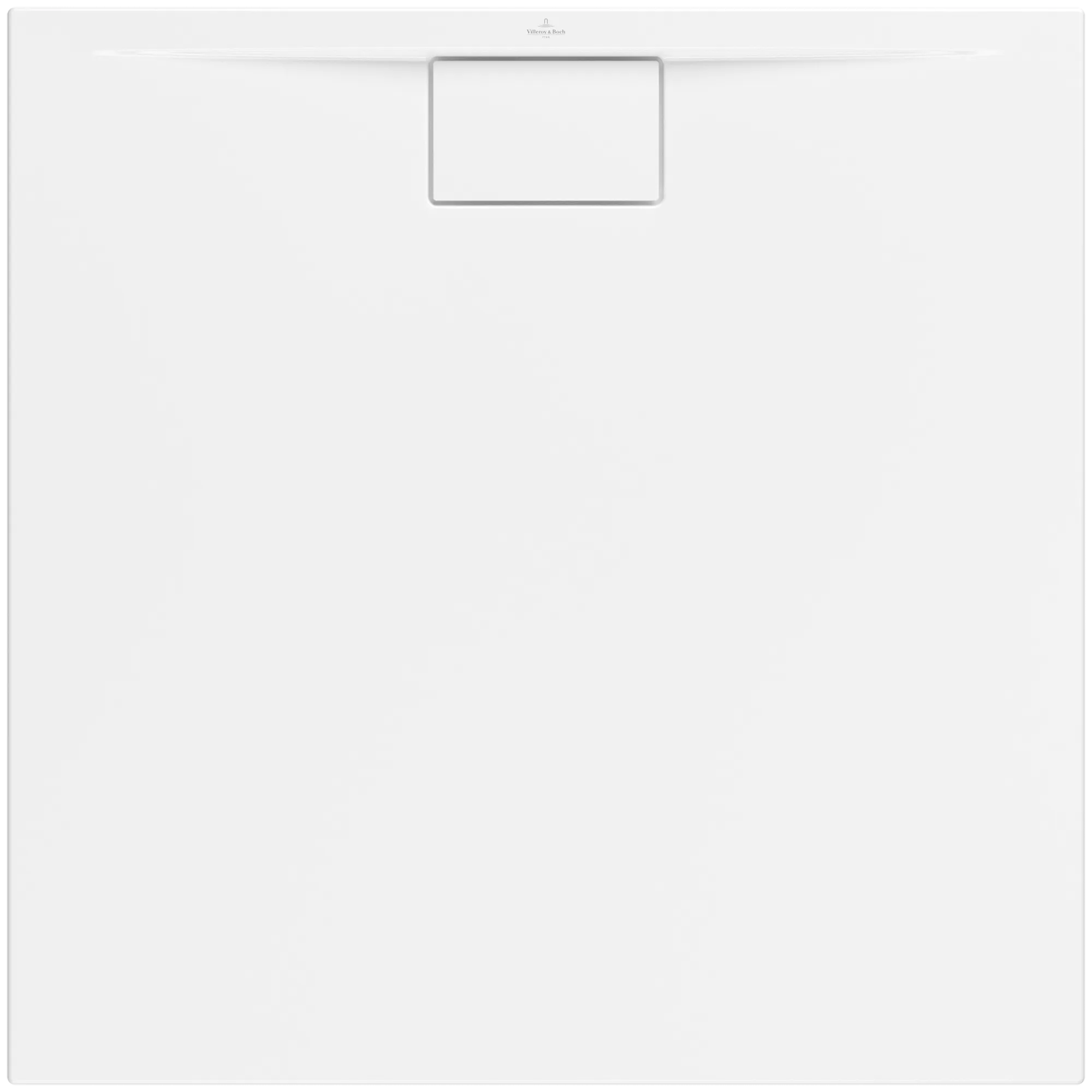 Villeroy & Boch quadrat Duschwanne „Architectura MetalRim“ 100 × 100 cm ohne Oberflächenbeschichtung, in Stone White