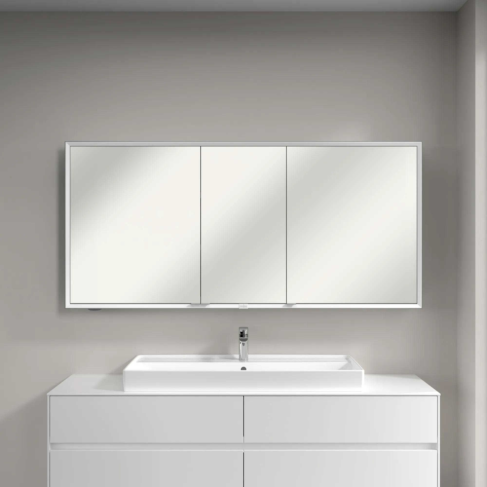 Villeroy & Boch Vorbau-Spiegelschrank „My View Now“ 1600 × 750 × 168 mm in White Matt Villeroy & Boch Vorbau-Spiegelschrank „My View Now“ 1600 × 750 × 168 mm in White Matt