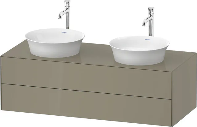 Duravit Waschtischunterschrank wandhängend „White Tulip“ 130 × 40,8 × 55 cm Duravit Waschtischunterschrank wandhängend „White Tulip“ 130 × 40,8 × 55 cm