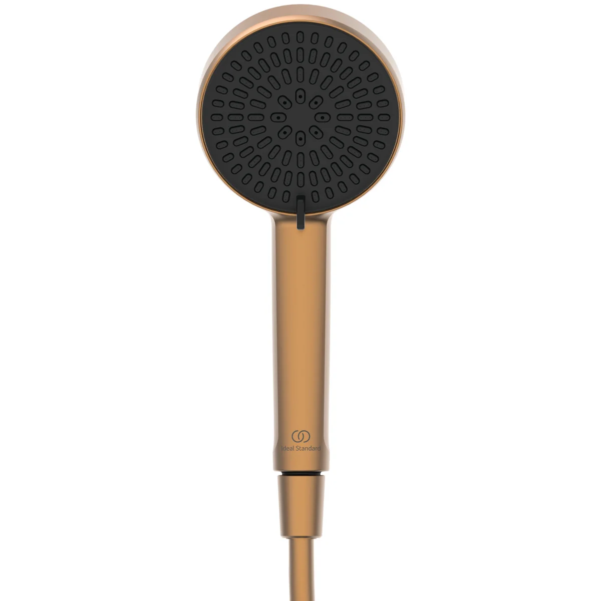Ideal Standard Ceratwist Alu+ Duschsystem, Bronze, Aufputz, 100% recyceltes Aluminium, 2 Strahlarten Hand- und Kopfbrause