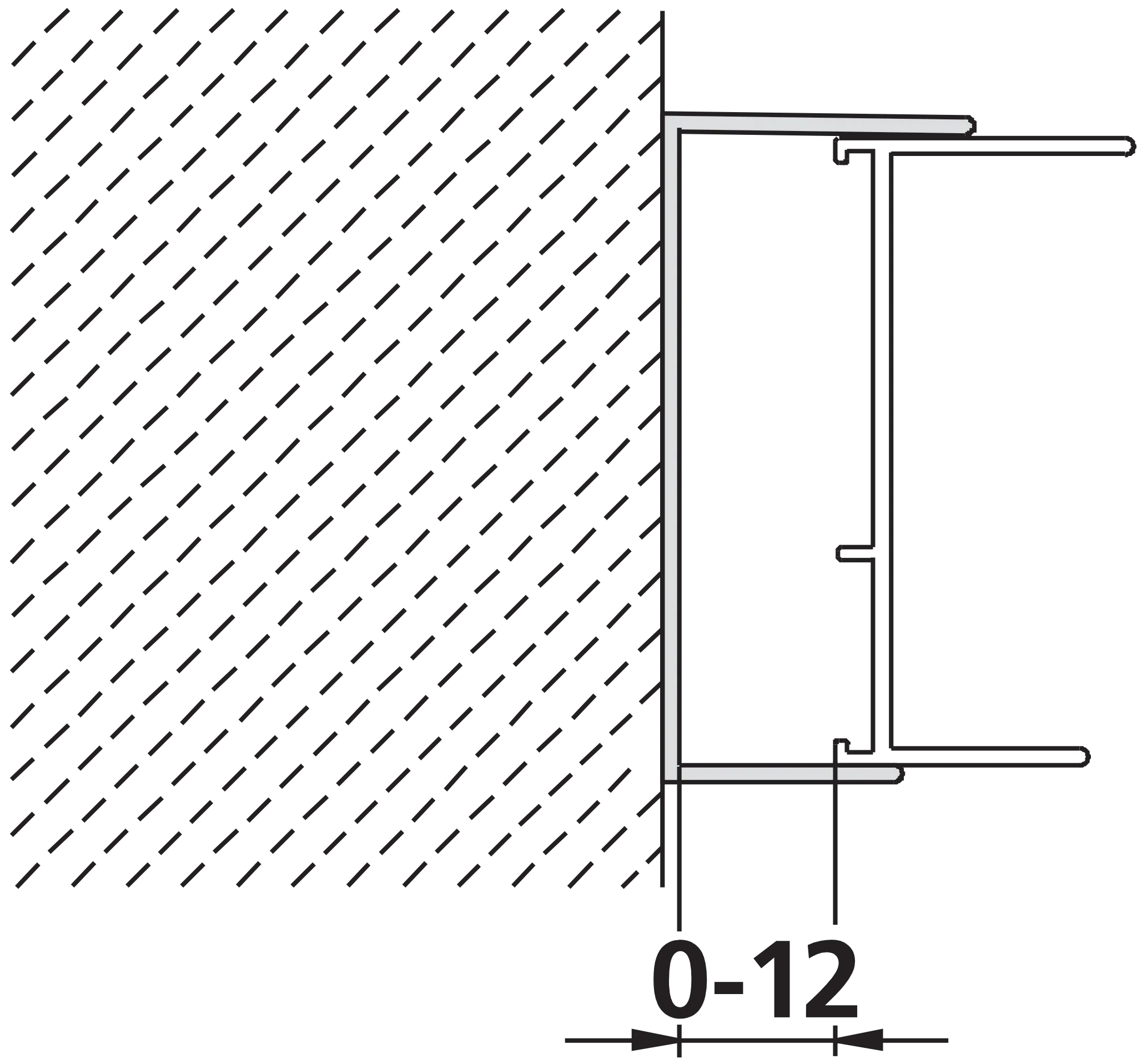 Kermi Duschdesign Wandanschlussprofil „IBIZA 2000“ 1850 mm in Silber Mattglanz Kermi Duschdesign Wandanschlussprofil „IBIZA 2000“ 1850 mm in Silber Mattglanz