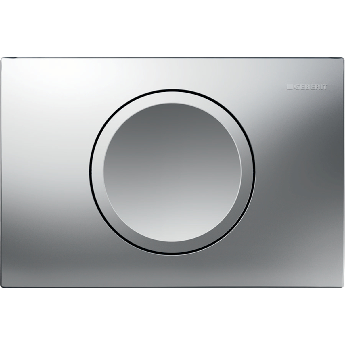 Geberit Betätigungsplatte „Delta15“ (früher Delta11) 24,6 × 16,4 × 2,5 cm in mattchrom Geberit Betätigungsplatte „Delta15“ (früher Delta11) 24,6 × 16,4 × 2,5 cm in mattchrom