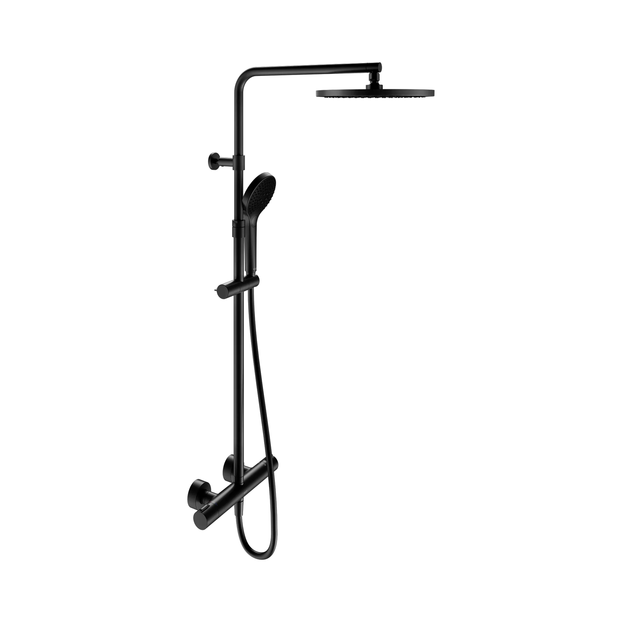 Plan blue 53926372321 Thermostat-Brausemischer mit Kopfbrause / Aufputz schwarz matt Plan blue 53926372321 Thermostat-Brausemischer mit Kopfbrause / Aufputz schwarz matt