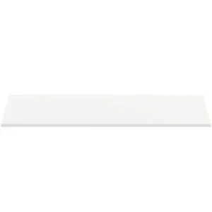 Waschtischplatte i.life B ohne Ausschnitt 1204x506x18mm Weiß matt