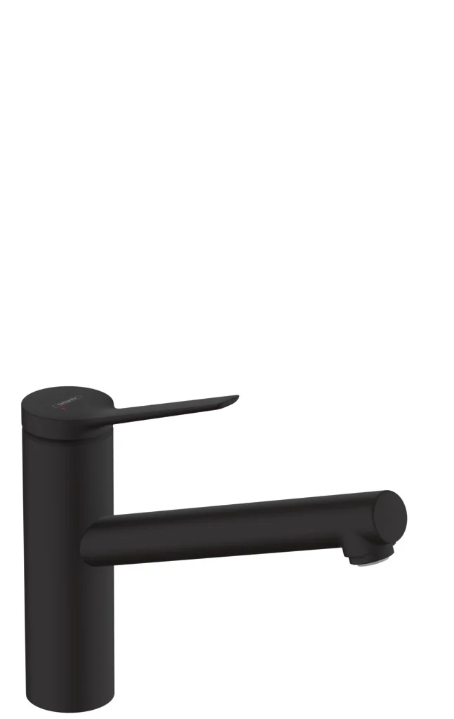 Hansgrohe Zesis M33 Einhebel-Küchenmischer 150, Niederdruck, 1 Jet, Mattschwarz