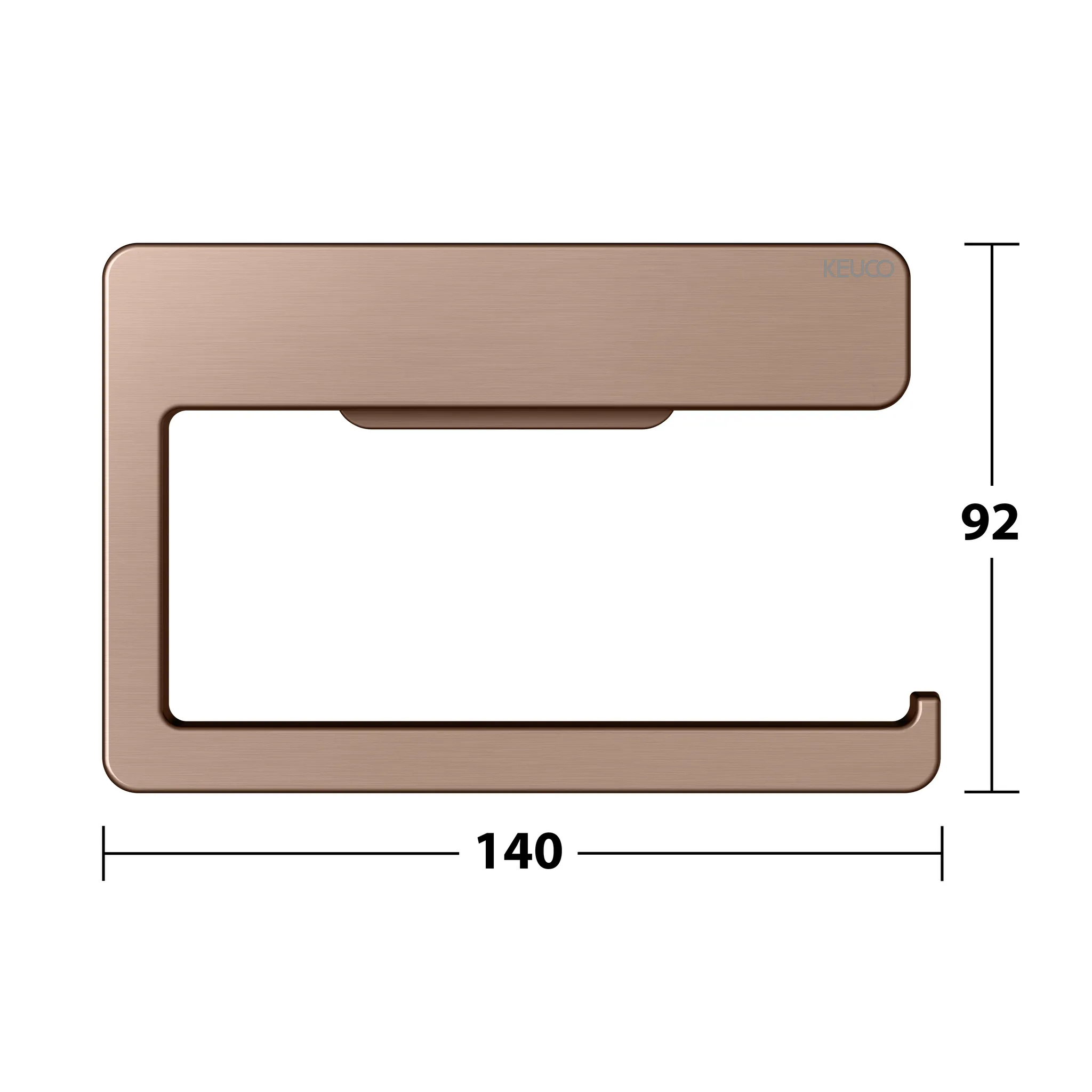 Collection Moll Toilettenpapierhalter Rotgold gebürstet Collection Moll Toilettenpapierhalter Rotgold gebürstet