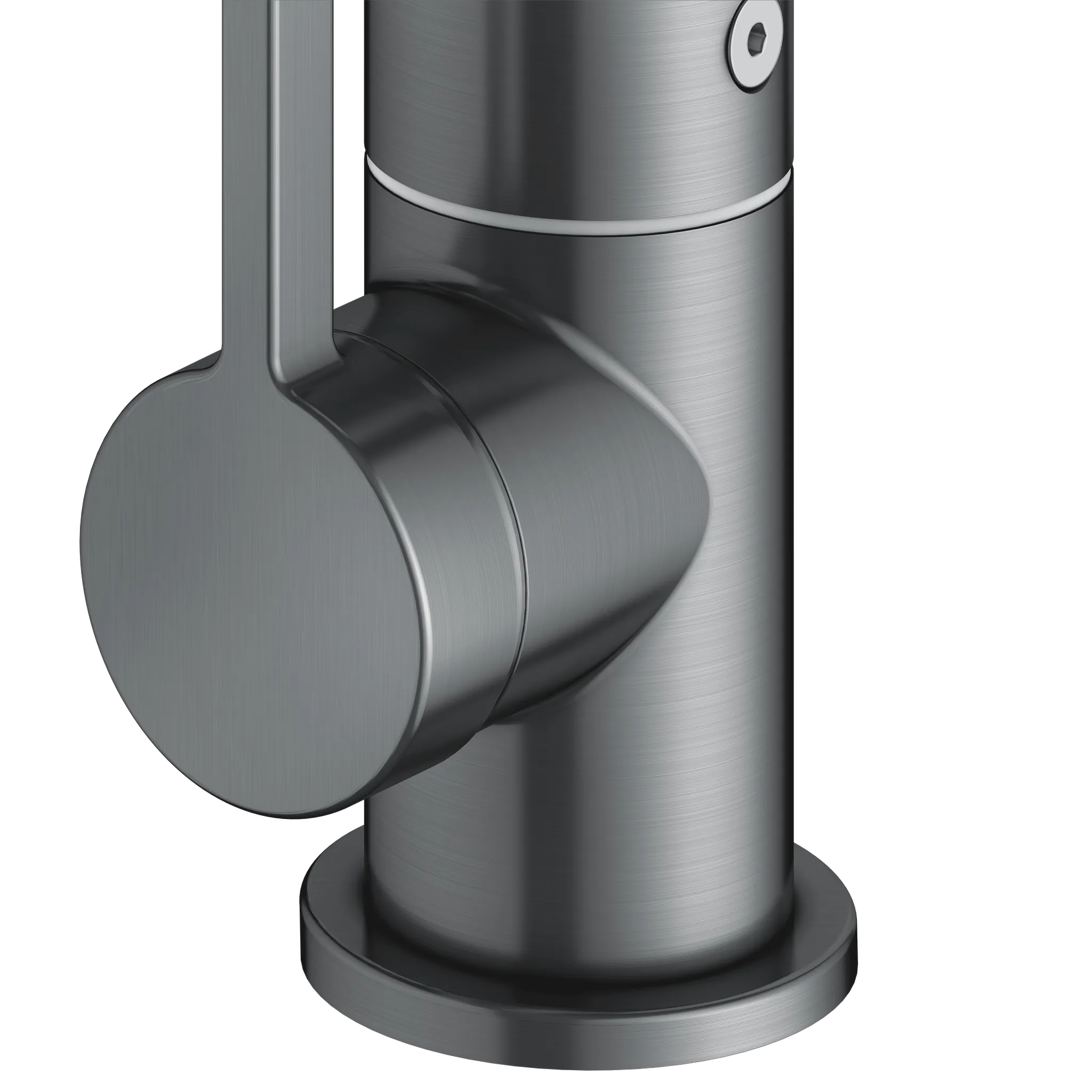 Edition 400 51505130100 Einhebel-Waschtischmischer 150 ohne Zugstangen-Ablaufgarnitur schwenkbar Schwarzchrom gebürstet Edition 400 51505130100 Einhebel-Waschtischmischer 150 ohne Zugstangen-Ablaufgarnitur schwenkbar Schwarzchrom gebürstet