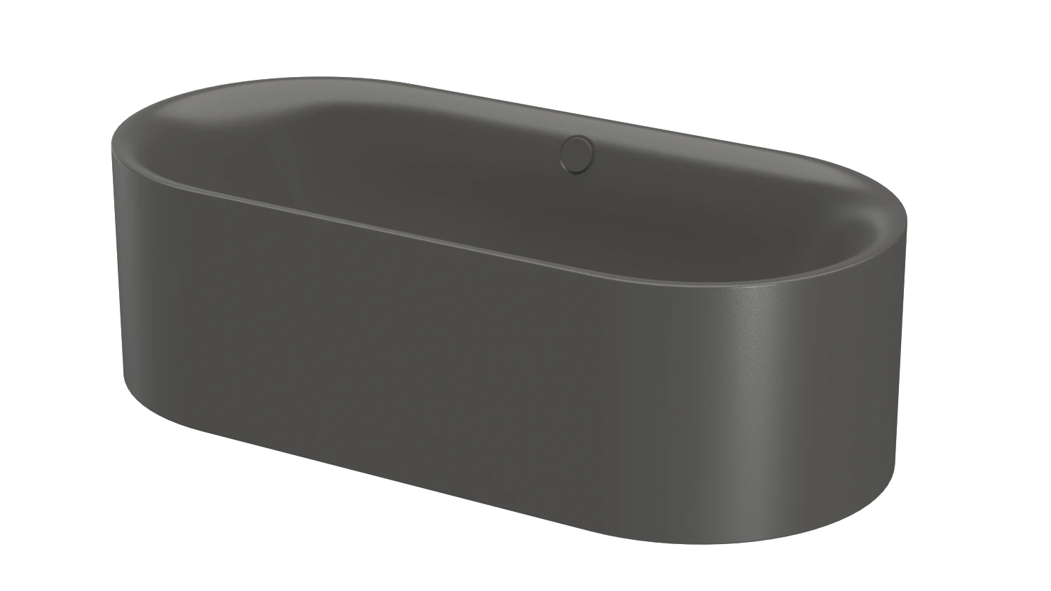 Bette oval Badewanne „BetteLux Oval Silhouette“ 190 × 90 cm in Anthracite Bette oval Badewanne „BetteLux Oval Silhouette“ 190 × 90 cm in Anthracite