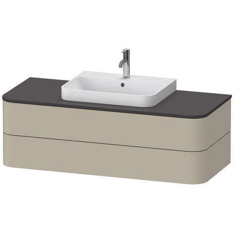 Duravit Waschtischunterschrank wandhängend „Happy D.2 Plus“ 130 × 40,8 × 55 cm