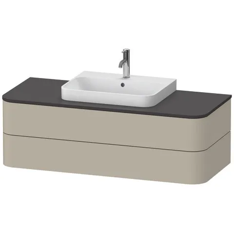 Duravit Waschtischunterschrank wandhängend „Happy D.2 Plus“ 130 × 40,8 × 55 cm Duravit Waschtischunterschrank wandhängend „Happy D.2 Plus“ 130 × 40,8 × 55 cm