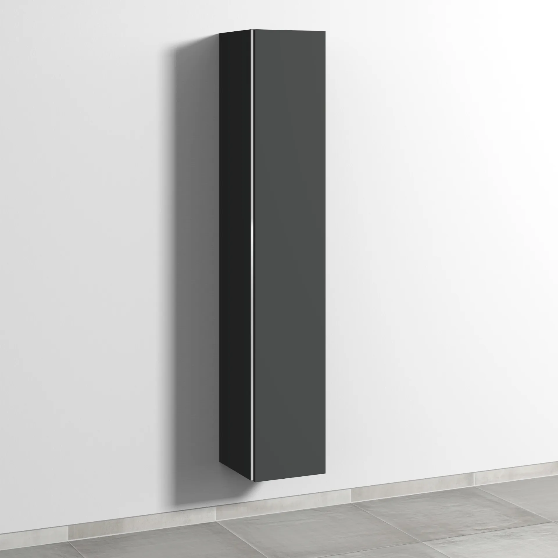 Sanipa Hochschrank „3way“ 300 × 1700 × 345 mm Anschlag rechts, in Graphit (matt), Anschlag rechts