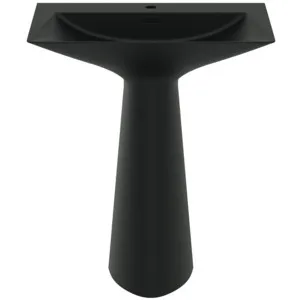 Ideal Standard Säulenwaschtisch Tipo-Z, 1 Hahnloch, 740x470x900 mm, Schwarz matt Ideal Standard Säulenwaschtisch Tipo-Z, 1 Hahnloch, 740x470x900 mm, Schwarz matt