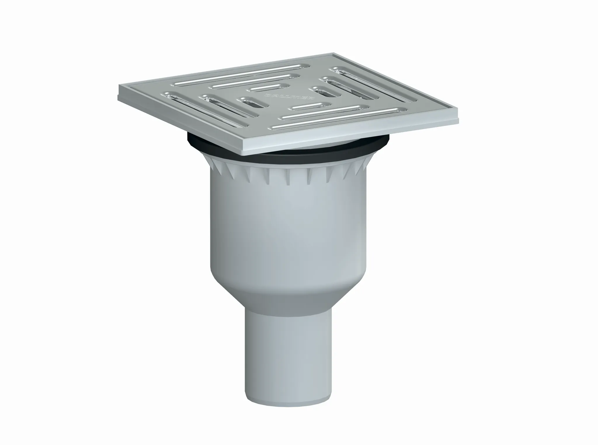 Duschablauf 49 KE, DN 50, 150 x 150 mm