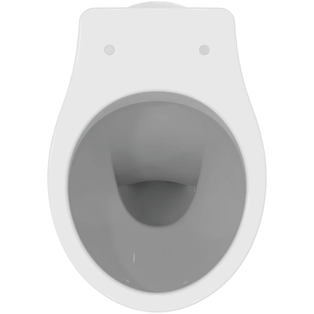 Ideal Standard Eurovit Standtiefspül-WC RimLS, spülrandlos, vertikaler Ablauf, weiß