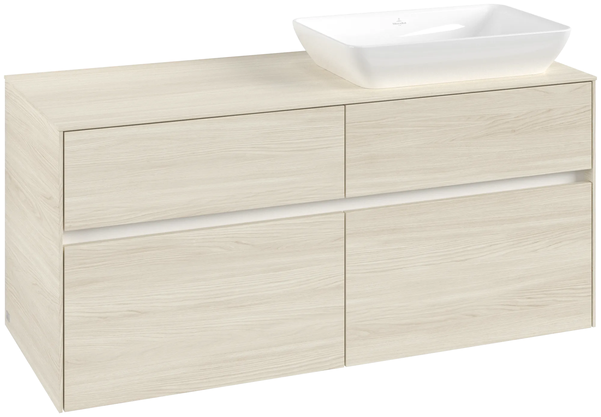 Villeroy & Boch Collaro Waschbeckenunterschrank C11400, 1200x548x500mm, White Oak
