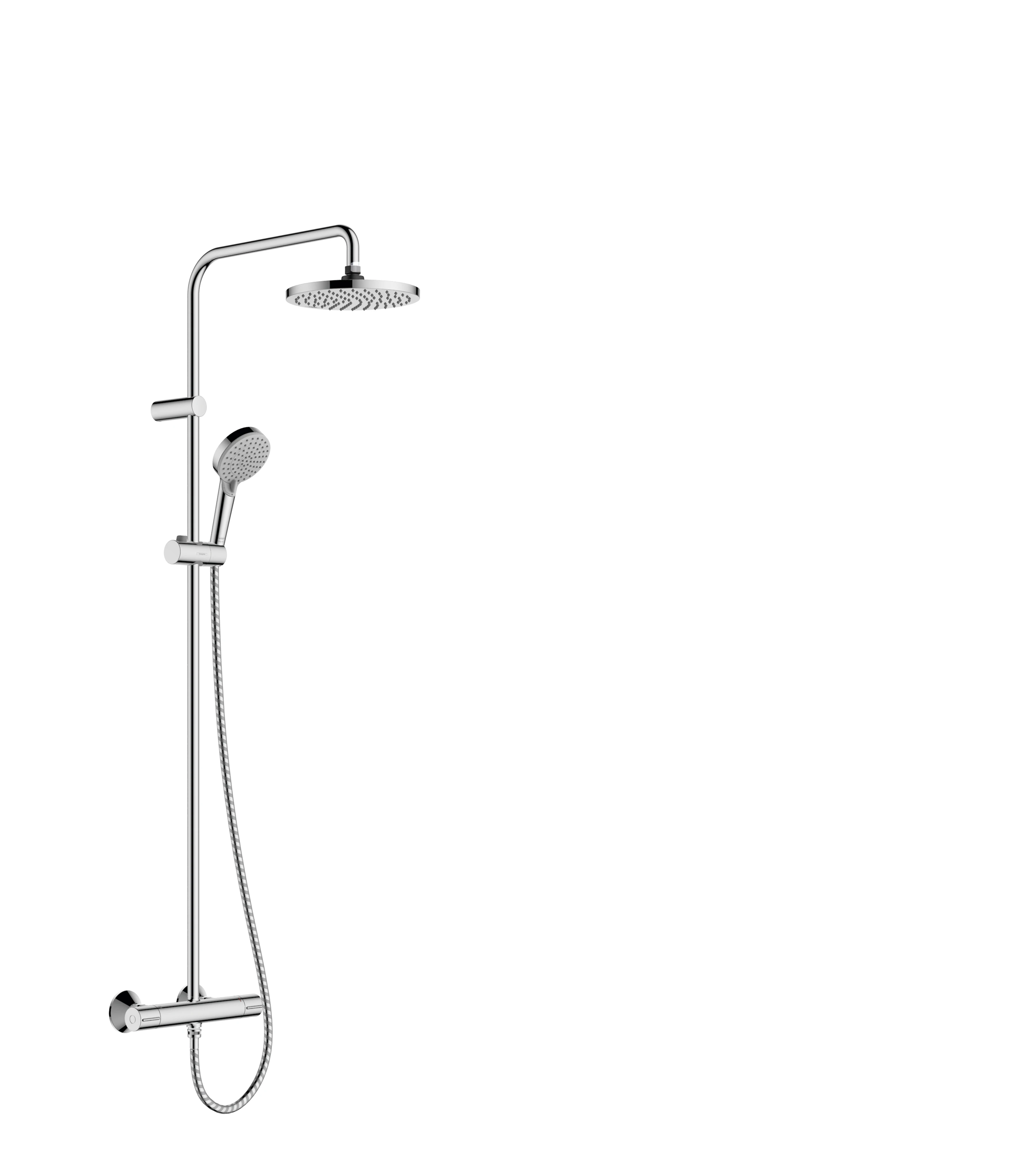 Showerpipe 200 1jet Vernis Blend chrom mit Brausethermostat