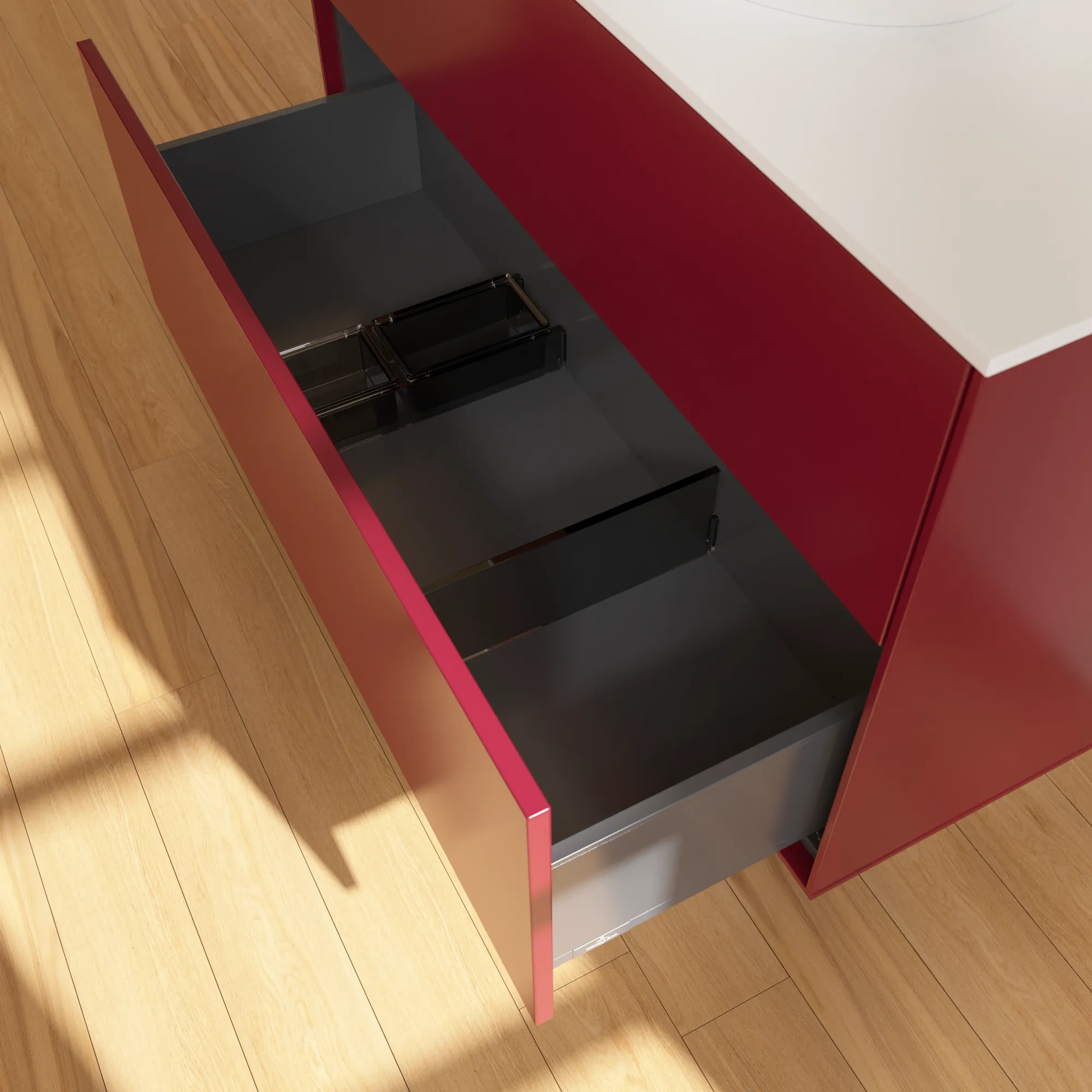 Villeroy & Boch Waschtischunterschrank „Finion“ für Schrankwaschtisch 1000 × 603 × 501 mm Peony Matt Lacquer, für Becken mittig, mit Hahnlochbohrung Villeroy & Boch Waschtischunterschrank „Finion“ für Schrankwaschtisch 1000 × 603 × 501 mm Peony Matt Lacquer, für Becken mittig, mit Hahnlochbohrung