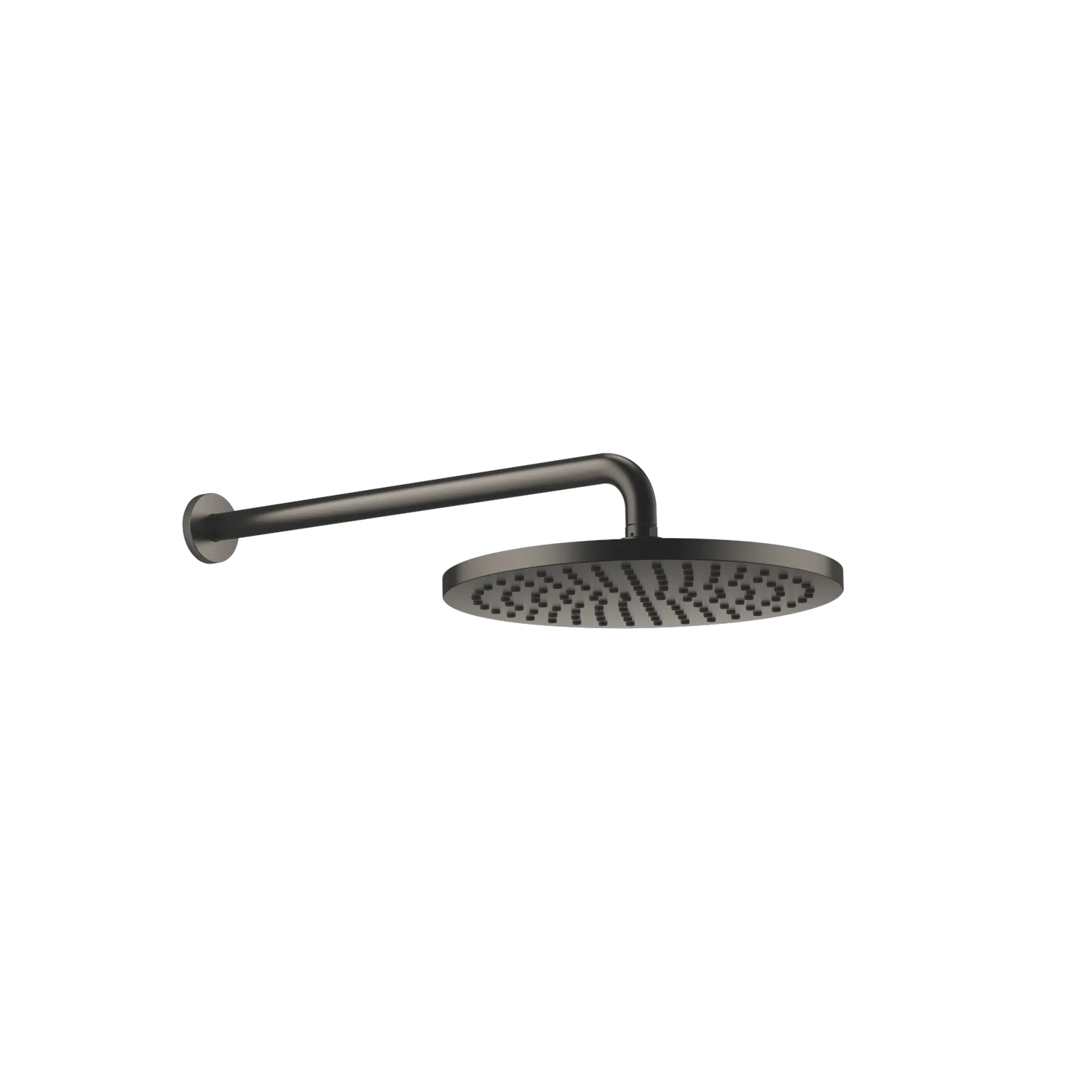 Dornbracht Regenbrause mit Wandanbindung FlowReduce 300 mm - Dark Platinum gebürstet