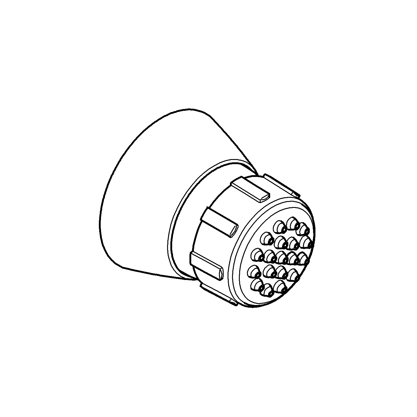 Seitenbrause Relexa 50 28286, 2 Strahlarten, chrom