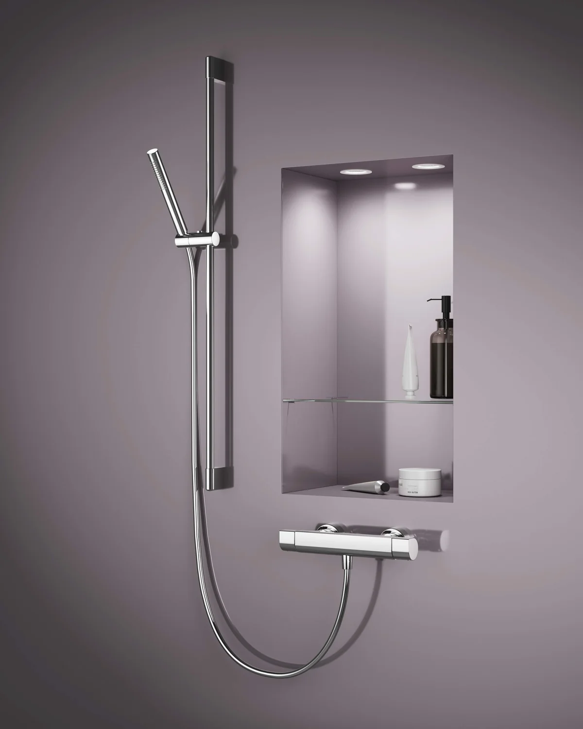 HansaSTILO Handbrause HansaJet 5439 1-strahlig Chrom HansaSTILO Handbrause HansaJet 5439 1-strahlig Chrom