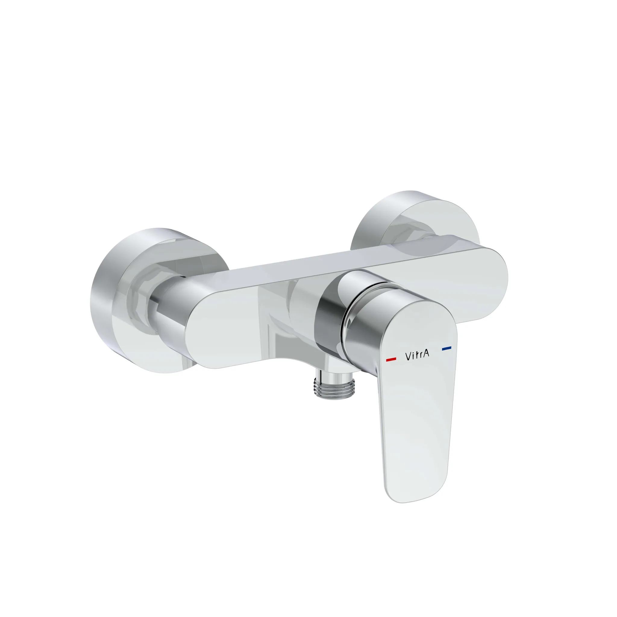 Flow Soft Einhebel-Brausearmatur Aufputzmontage Chrom Flow Soft Einhebel-Brausearmatur Aufputzmontage Chrom