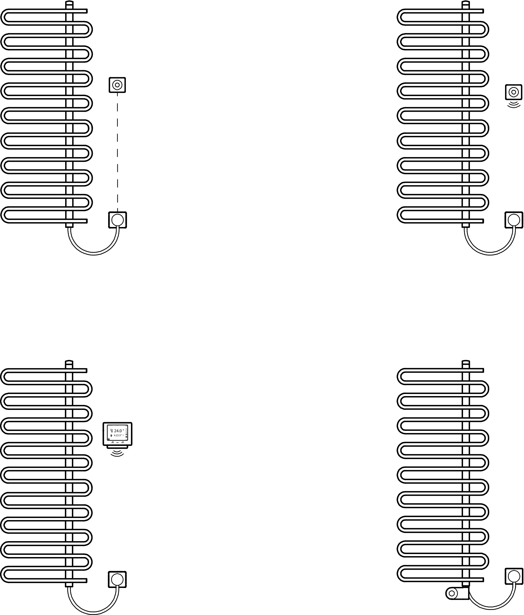 Kermi Design-Heizkörper „Icaro®“ 40 × 144,6 cm in Graphit Metallic Kermi Design-Heizkörper „Icaro®“ 40 × 144,6 cm in Graphit Metallic